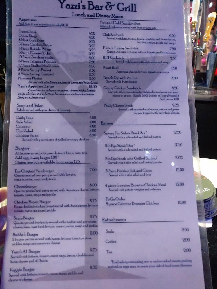 Yazzi's Menu image 3
